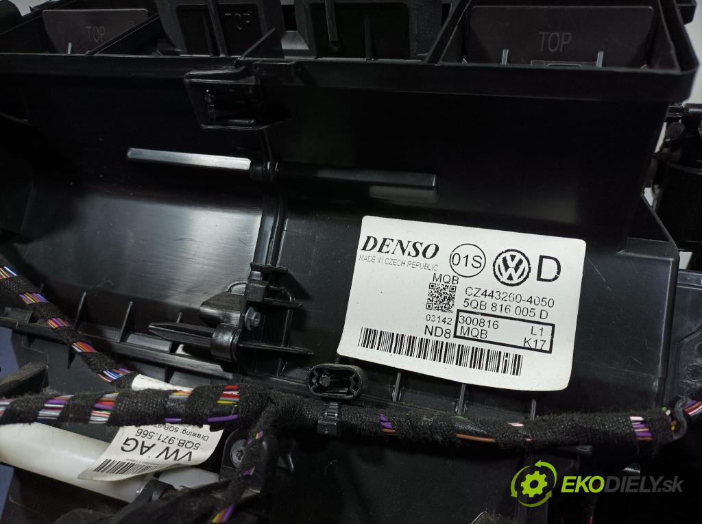 Skoda Superb 2016 radiátor 5QB816005D