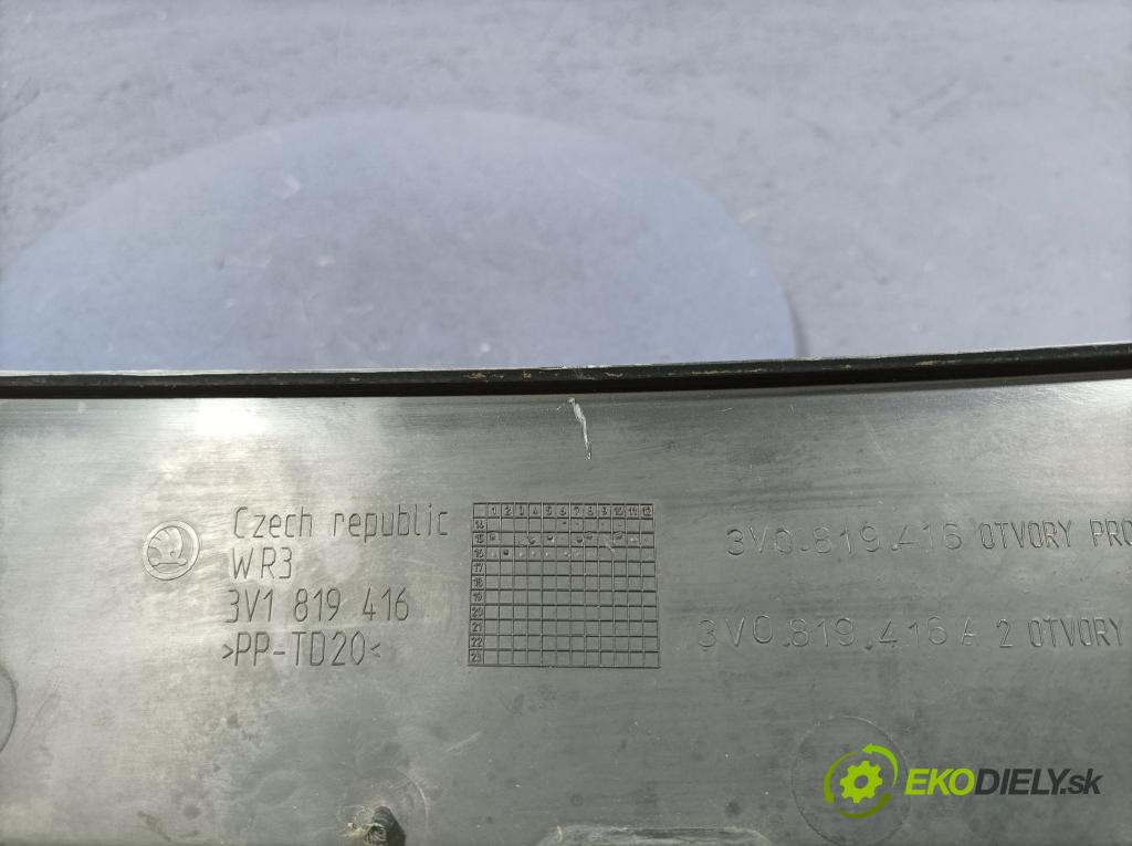Skoda Superb 2016 torpédo 3V1819416