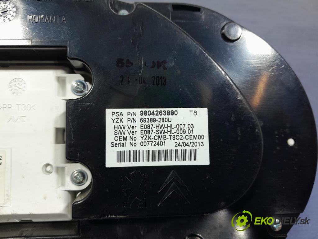 Peugeot 5008 2013 prístrojovka/ budíky 9804263880