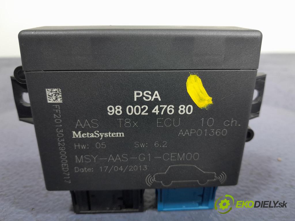 Peugeot 5008 2013 snímač / řídící jednotka PDC 9800247680