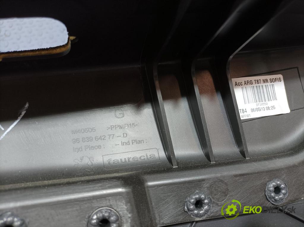 Peugeot 5008 2013 Tapacír: dveře Zad: levá 9683964277
