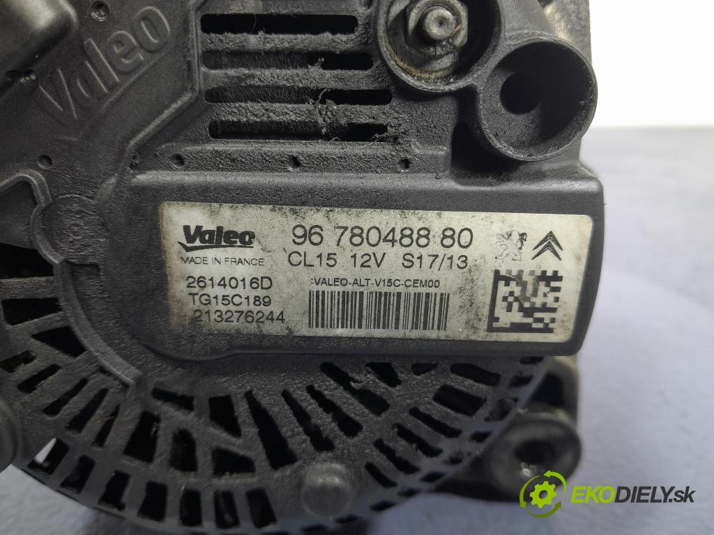 Peugeot 5008 2013 Alternator 9678048880