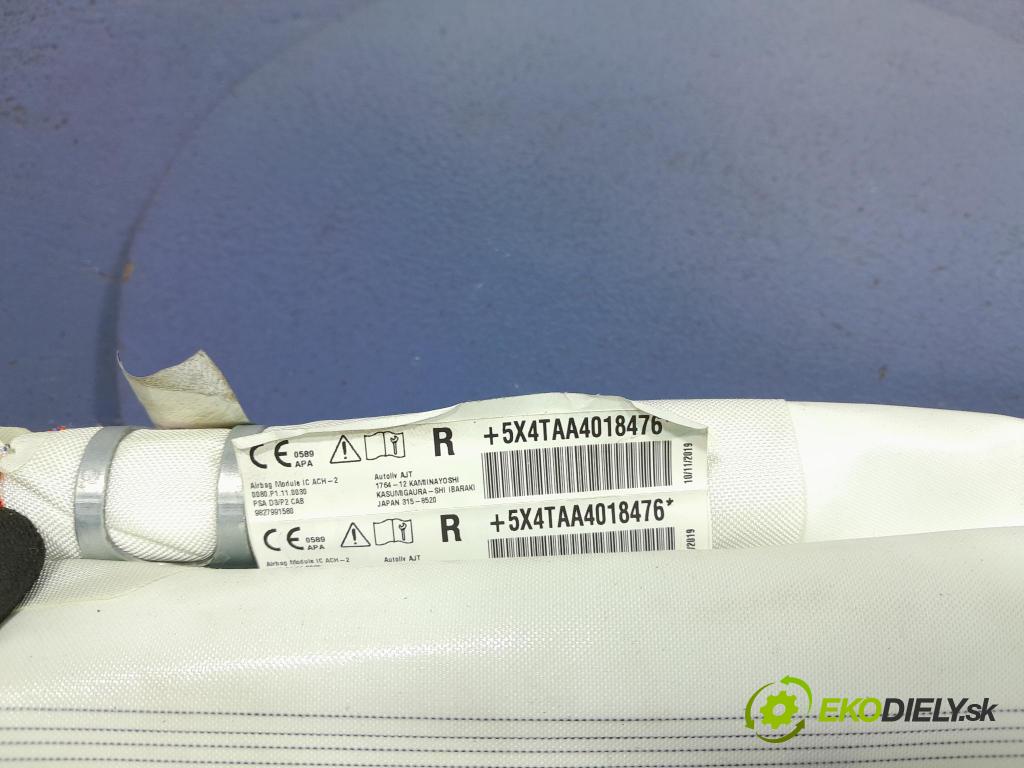 Peugeot 208 2019 Airbag: Záclona: x 9827991580