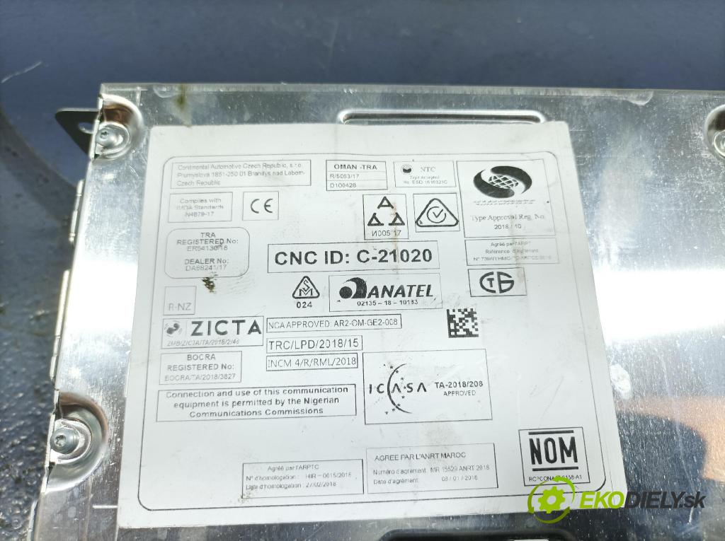 Peugeot 208 2019 Radio I Navigace: 9833441180
