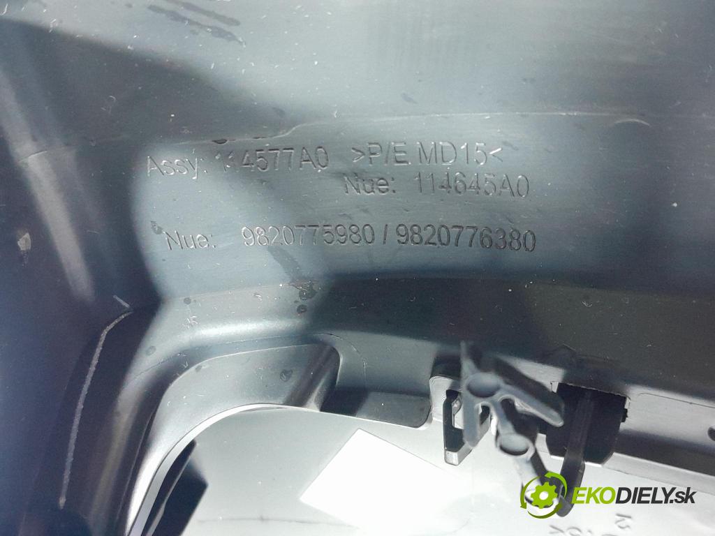 Peugeot 208 2019 kryt Plast: Interiéry: 9830094580