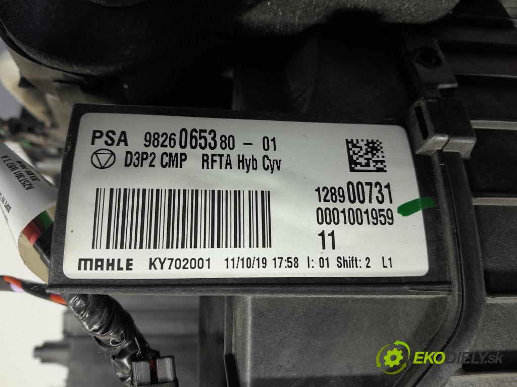 Peugeot 208 2019 radiátor 9826065380
