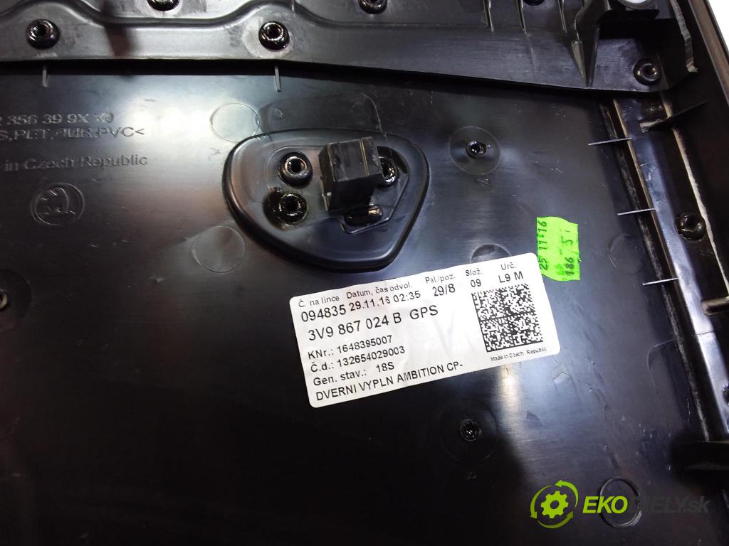 Skoda Superb 2016 Čalounictví: Subor: