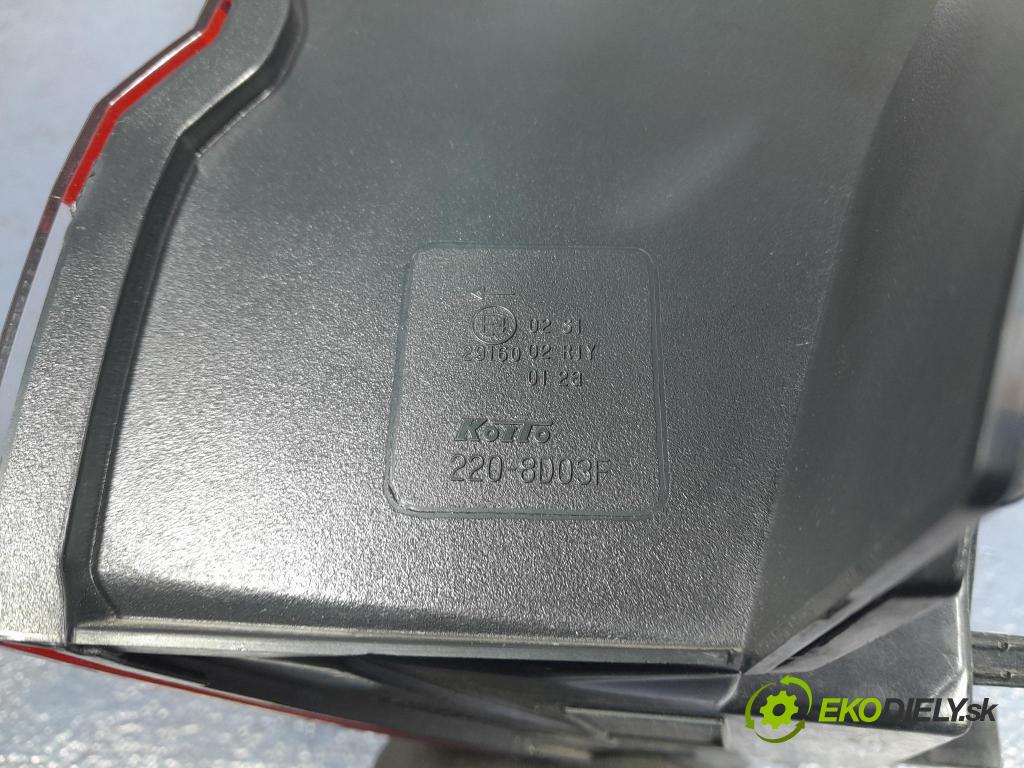 Nissan Qashqai 2023 světlo Zad: levá Mimo: