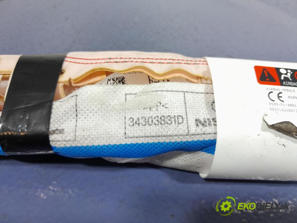 Nissan Qashqai 2023 Airbag: Záclona: x 985P16UA0