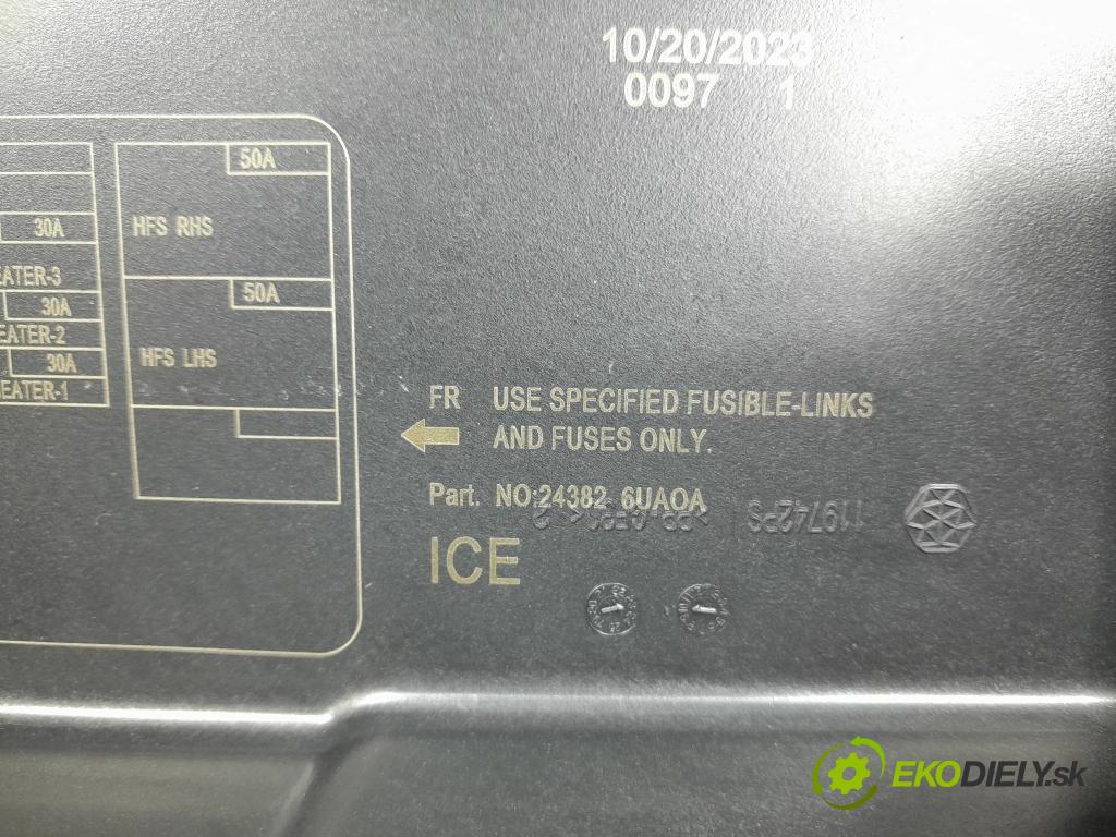 Nissan Qashqai 2023 skříňka Pojistky 24382-6UA0A