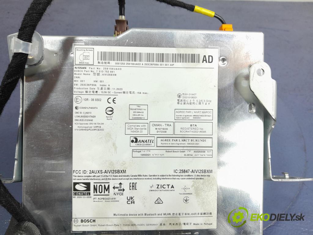 Nissan Qashqai 2023 Radio I Navigace: 259156UA0D