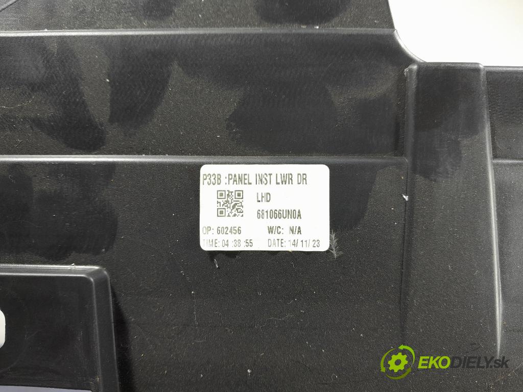 Nissan Qashqai 2023 kryt Plast: Interiéry: 68106-6UN0A