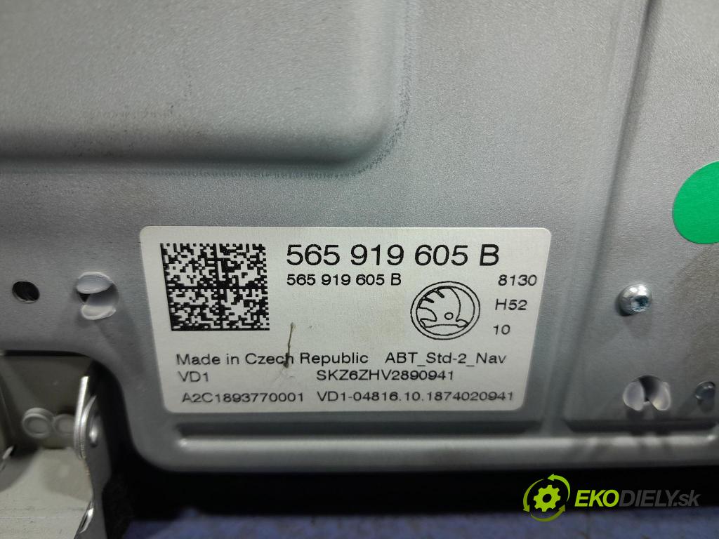 Skoda Kodiaq 2018 displej Radio / GPS 565919605B