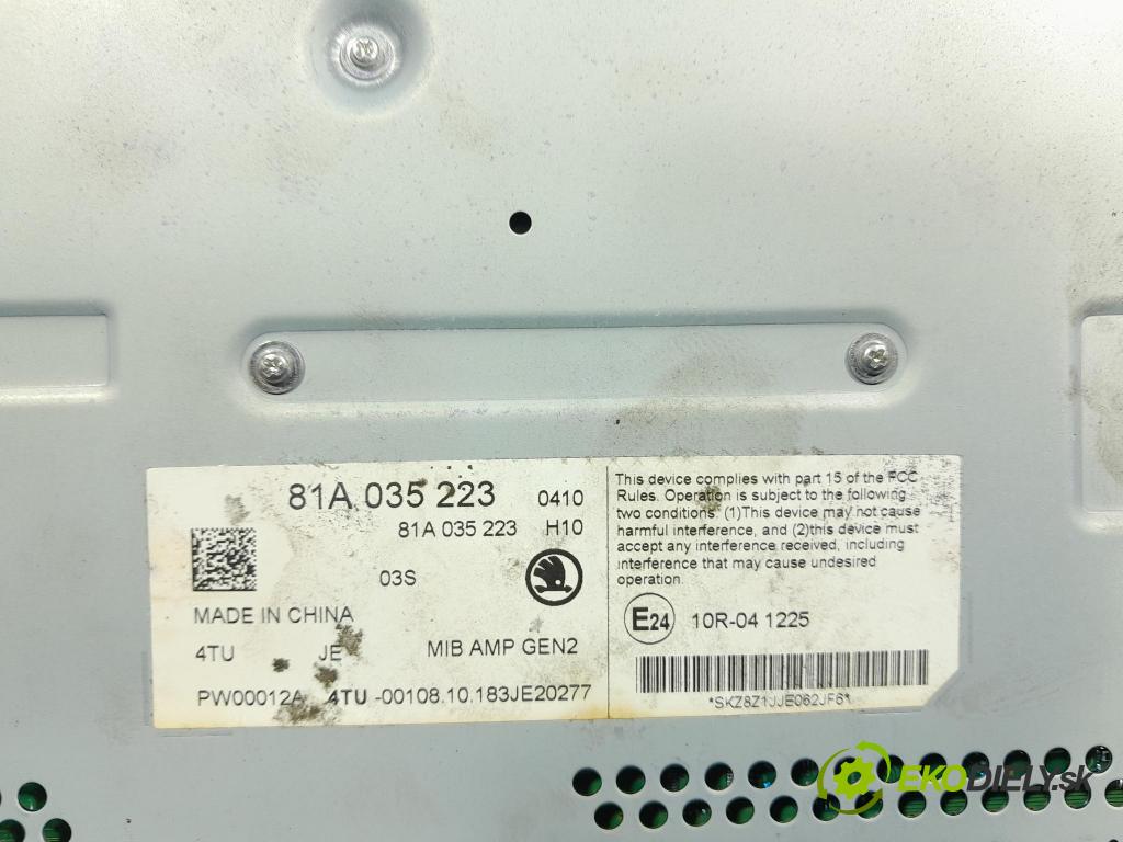 Skoda Kodiaq 2018 Zesilovač: 81A035223