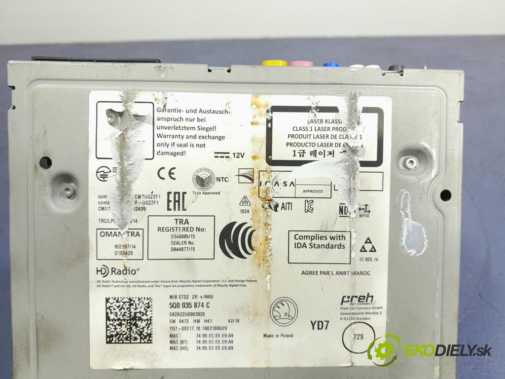 Skoda Kodiaq 2018 modul Navigace 5Q0035874C