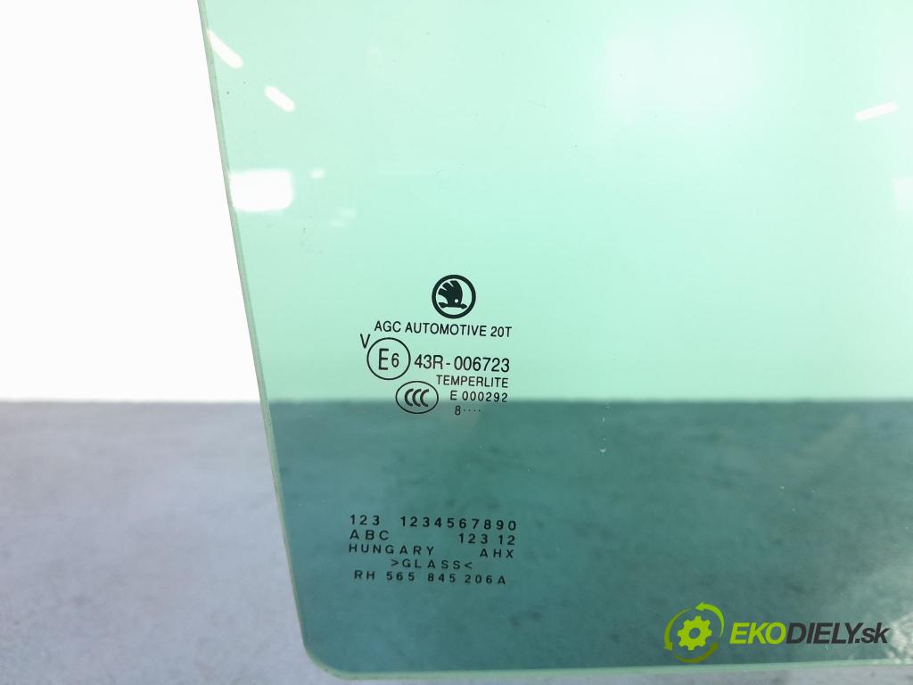 Skoda Kodiaq 2018 sklo dveře Zad: Práva: 565845206A