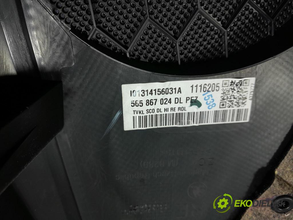 Skoda Kodiaq 2018 Tapacír: dveře Zad: Práva: 565867024DL