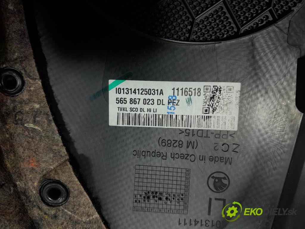 Skoda Kodiaq 2018 Tapacír: dveře Zad: levá 565867023DL