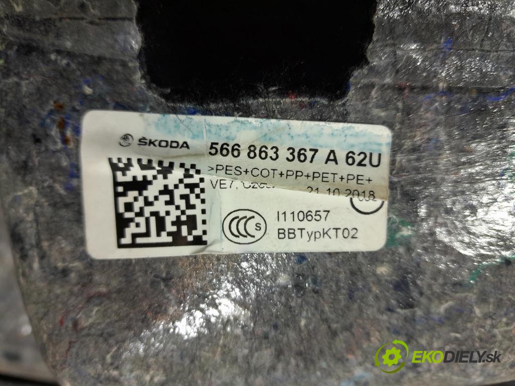 Skoda Kodiaq 2018 koberec do auta 566863367A