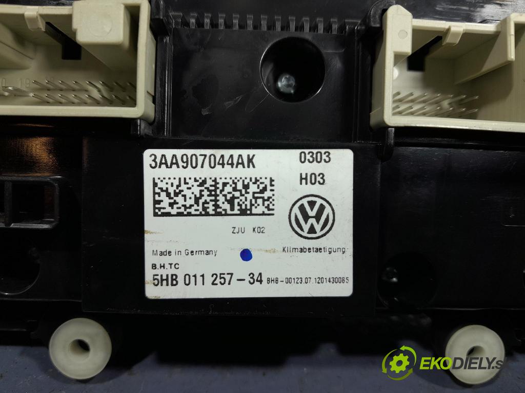 Vw Passat 2012 Přepínač Klimatizace: Proud vzduchu 3AA907044AK