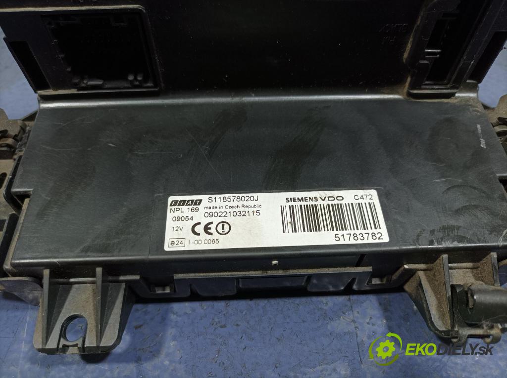 Fiat Panda 2009 řídící jednotka 51783782