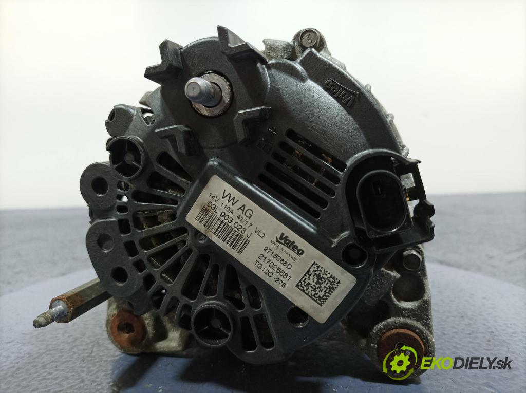 Seat Toledo 2017 Alternator 03L903023J