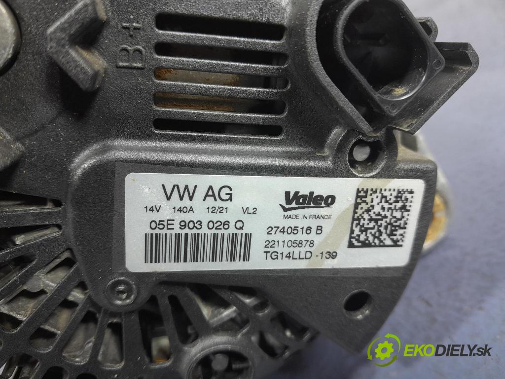 Seat Leon 2021 Alternator 05E903026Q