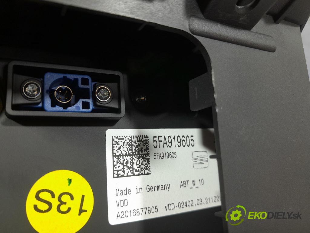 Seat Leon 2021 displej Radio / GPS 5FA919605