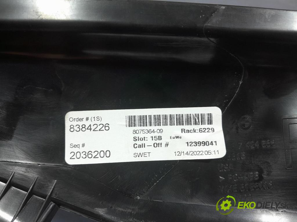 Bmw X4 2022 kryt Plast: Interiéry: 7424536