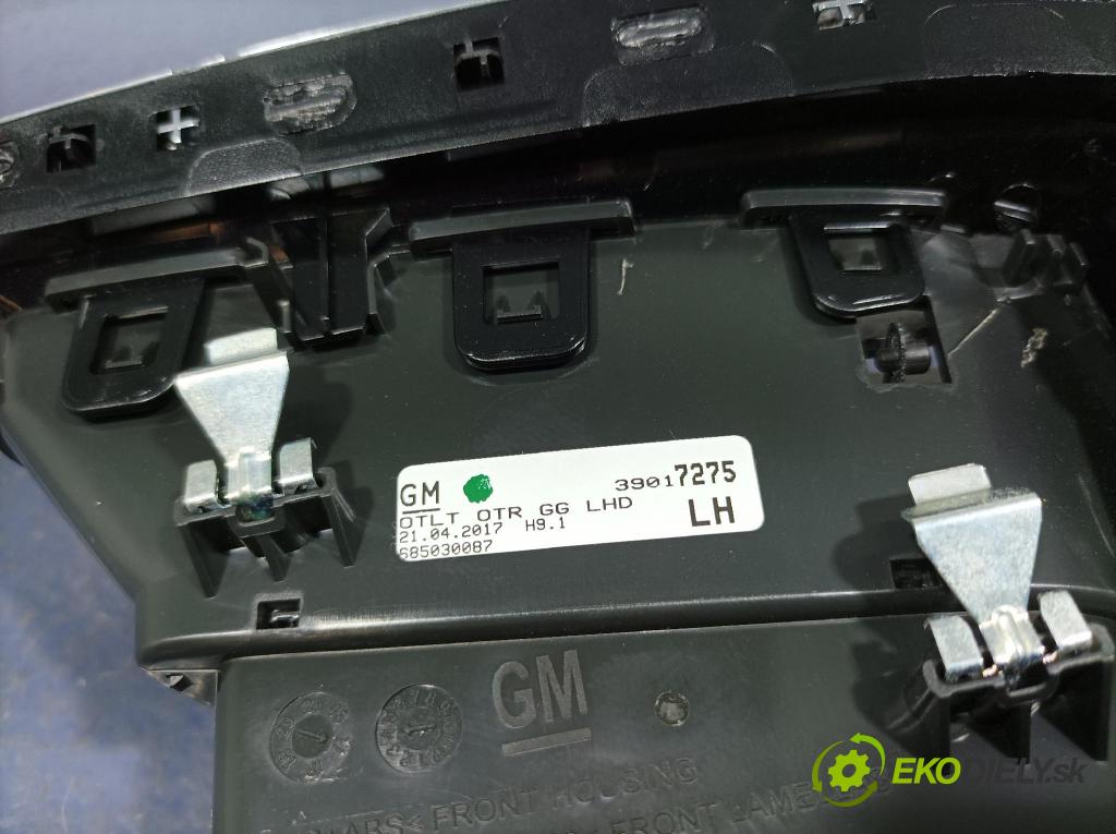 Opel Insignia 2018 GRIDS: Prúd vzduchu: Vzduch: 39017275