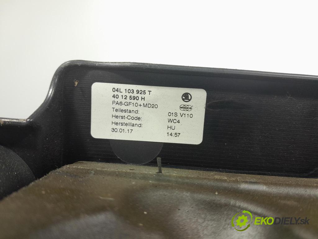 Skoda Superb 2017 kryt Motor: 04L103925T