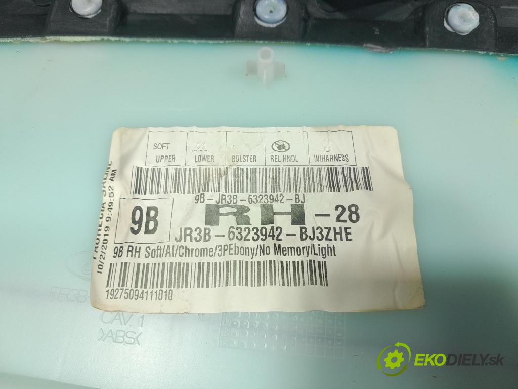 Ford Mustang 2019 Čalounictví: dvere Predné Prava: JR3B-6323942-BJ