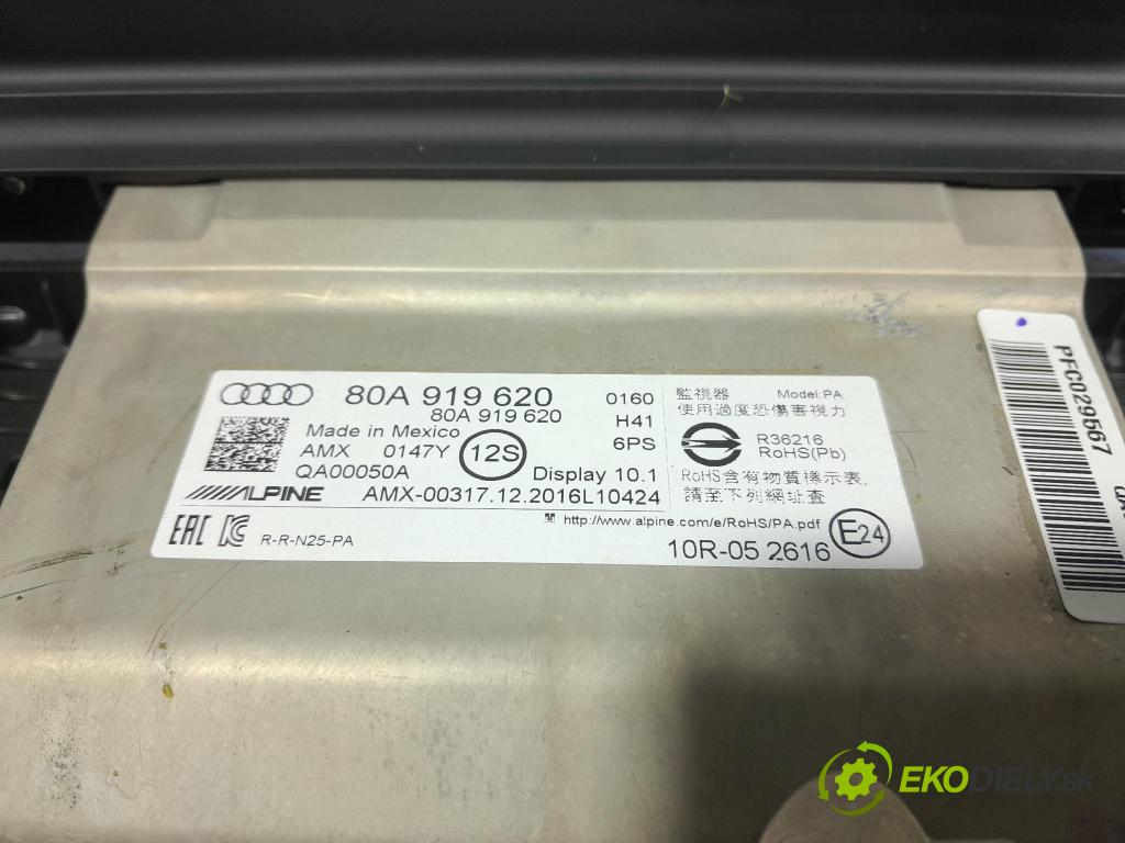 Audi Q5 2021 Zobrazit: Rádio: / GPS 80A919620