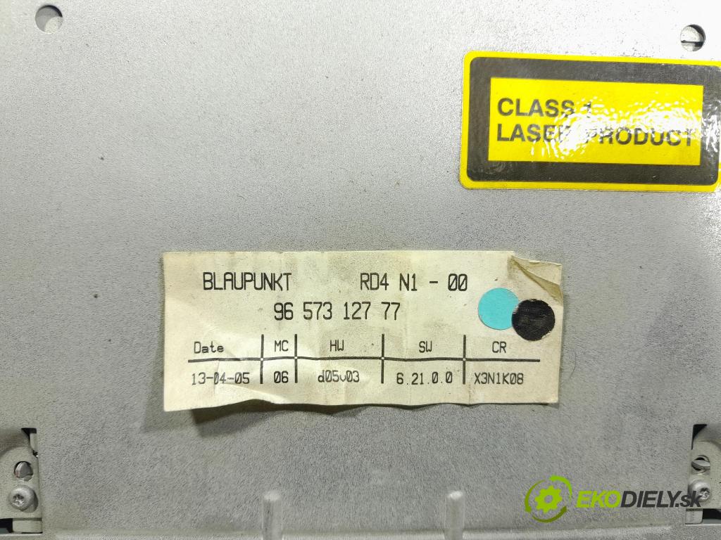 Citroen C5 2005 Radio I Navigácia: 9657312777