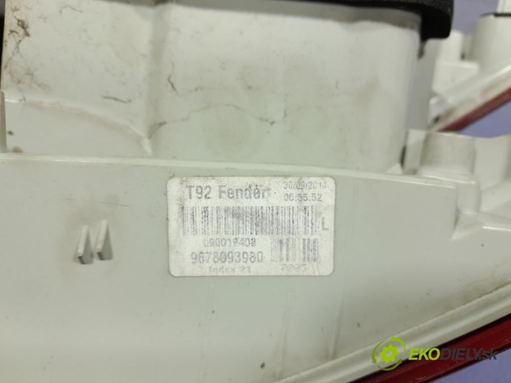 Peugeot 308 2014 světlo Zad: levá Mimo: 9678093980