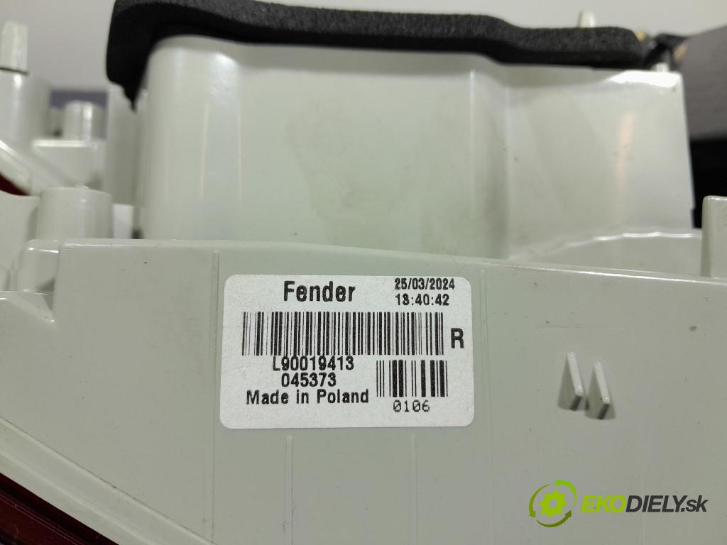 Peugeot 308 2014 světlo Zad: Práva: Mimo: 