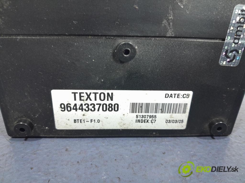 Peugeot 206 2005 riadiaca jednotka 9644337080