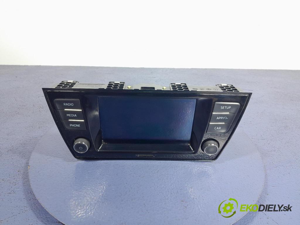 Skoda Fabia 2018 Radio I Navigácia: 6V0035871H