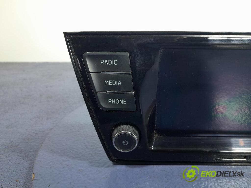 Skoda Fabia 2018 Radio I Navigácia: 6V0035871H