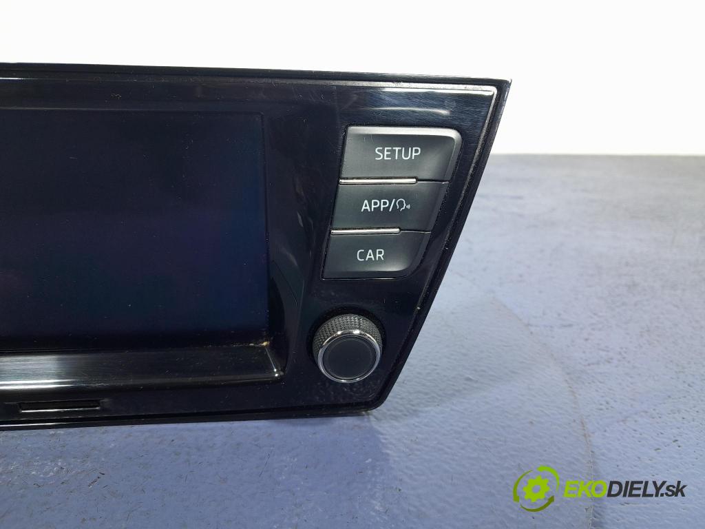 Skoda Fabia 2018 Radio I Navigácia: 6V0035871H