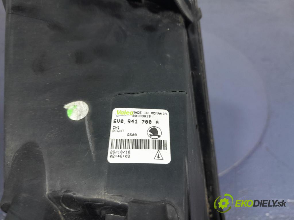 Skoda Fabia 2018 Halogen v pravo: 6V0941700A