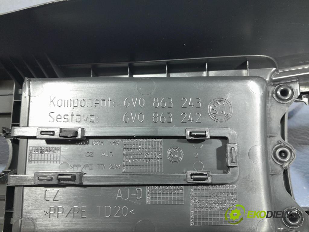 Skoda Fabia 2018 tunel Stredný: 6V0863242