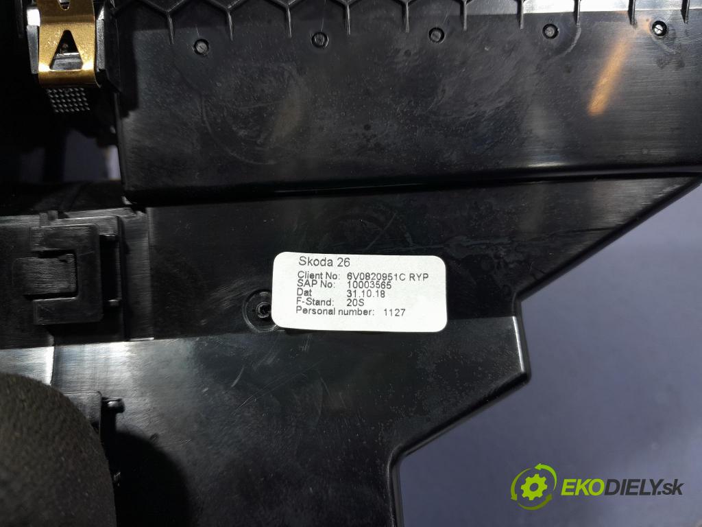 Skoda Fabia 2018 GRIDS: Prúd vzduchu: Vzduch: 6V0820951C