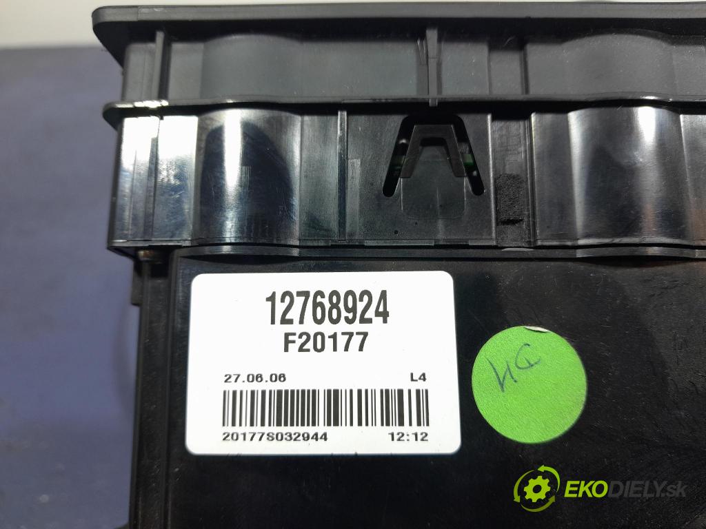 Saab 9-5 2006 prepínač Klimatizácia: Prúd vzduchu: 12768924