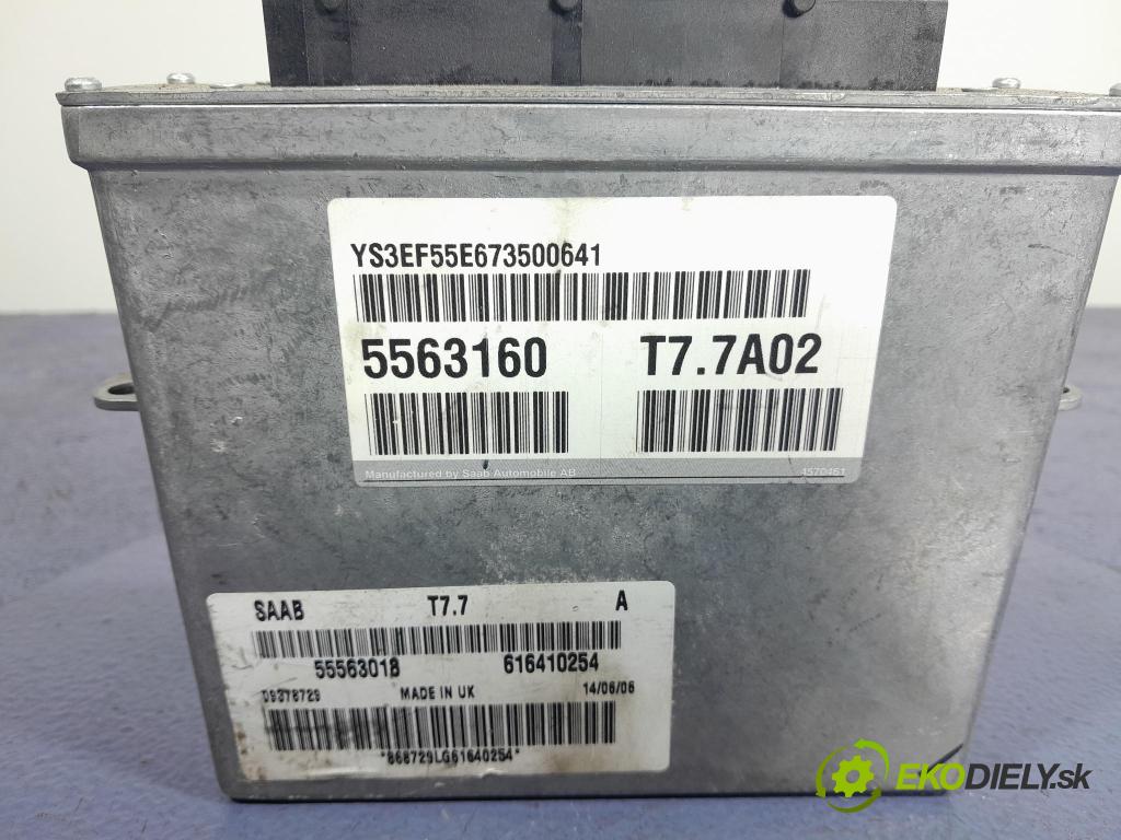 Saab 9-5 2006 riadiaca jednotka Motor: 55563018