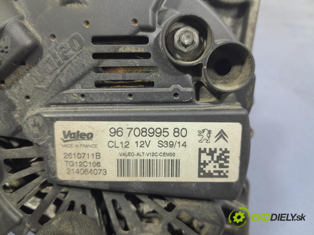 Peugeot 308 2014 Alternator 9670899580
