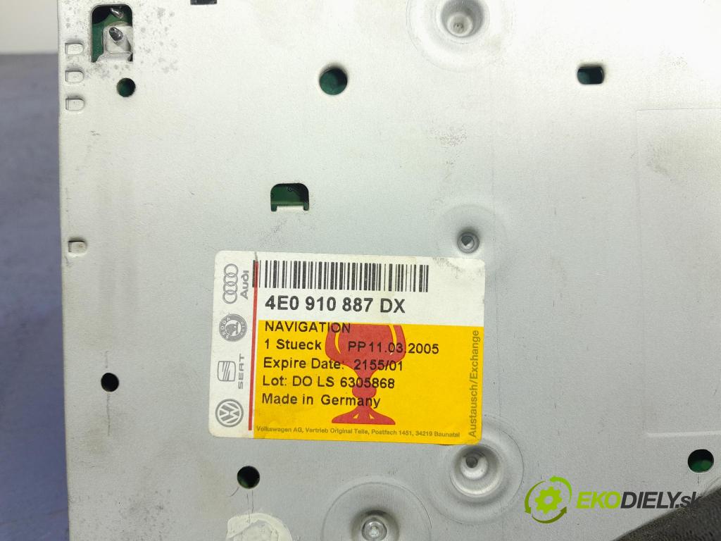 Audi A6 2004 Radio I Navigácia: 4E0910887DX