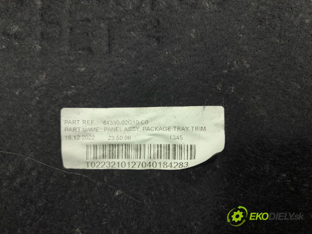 Toyota Corolla 2022 pláto kufr 64330-02G10-C0