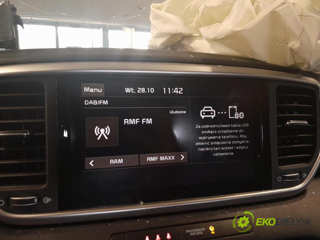 Kia Sportage 2021 Zobrazit: Rádio: / GPS 96160F1610FHV