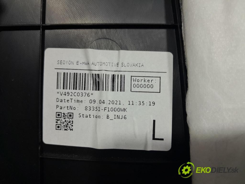 Kia Sportage 2021 mechanizmus okna Okná: zad Vľavo: 83470-F1000